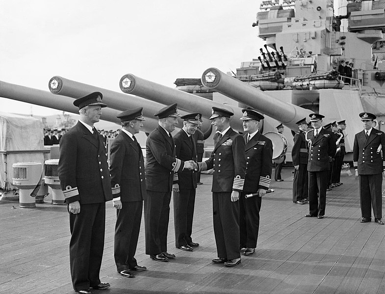 King George British sailors