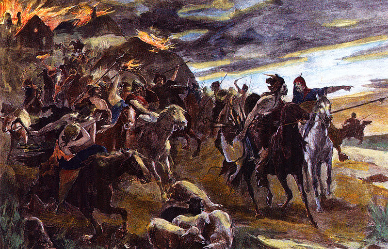 Hun warriors