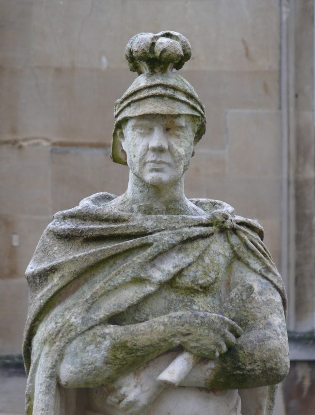 Statue of Suetonius Paulinus at the Roman Baths
